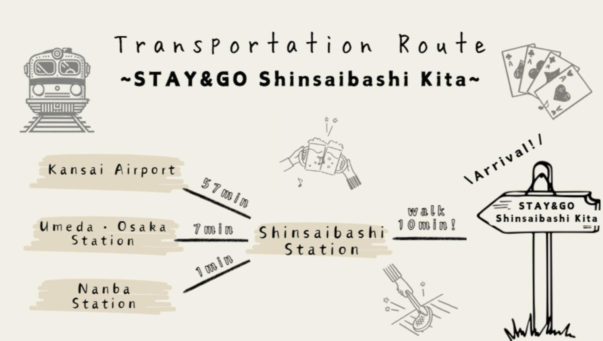 Stay & Go Shinsaibashi-Kita Ōsaka Extérieur photo